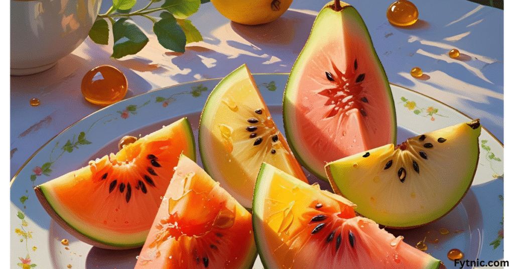 Melon & Pear Snack Plate