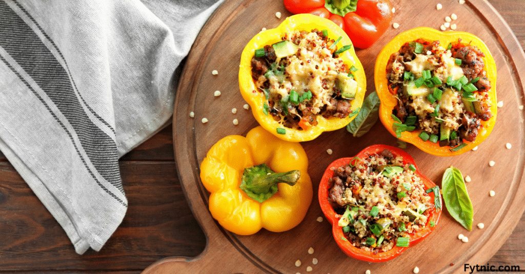 Mexican Quinoa Stuffed Peppers