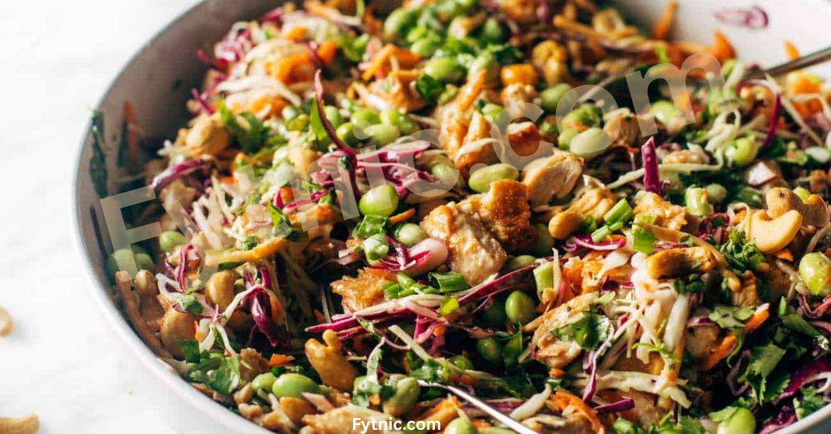 Cashew Crunch Salad with Sesame Dressing
