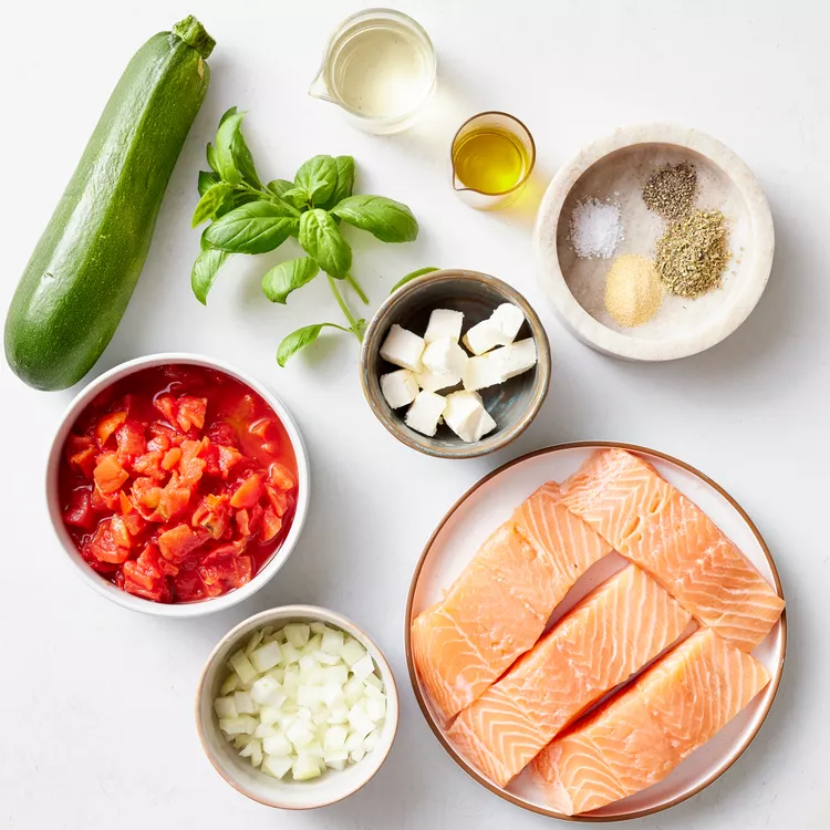 20-Minute Creamy Tomato Salmon Skillet