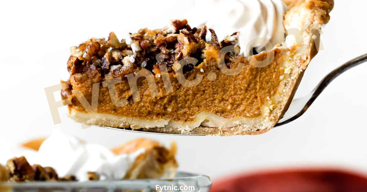 Classic Pumpkin Pie With Pecan Praline Sauce