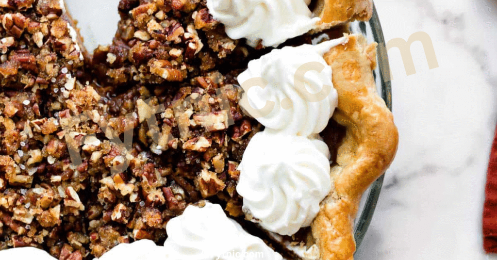 Classic Pumpkin Pie With Pecan Praline Sauce